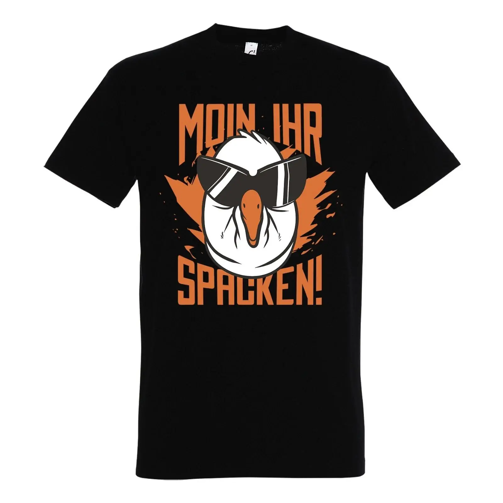 Vintage Fashion Hamburg - T-shirt da uomo MOIN IHR SPACKEN,