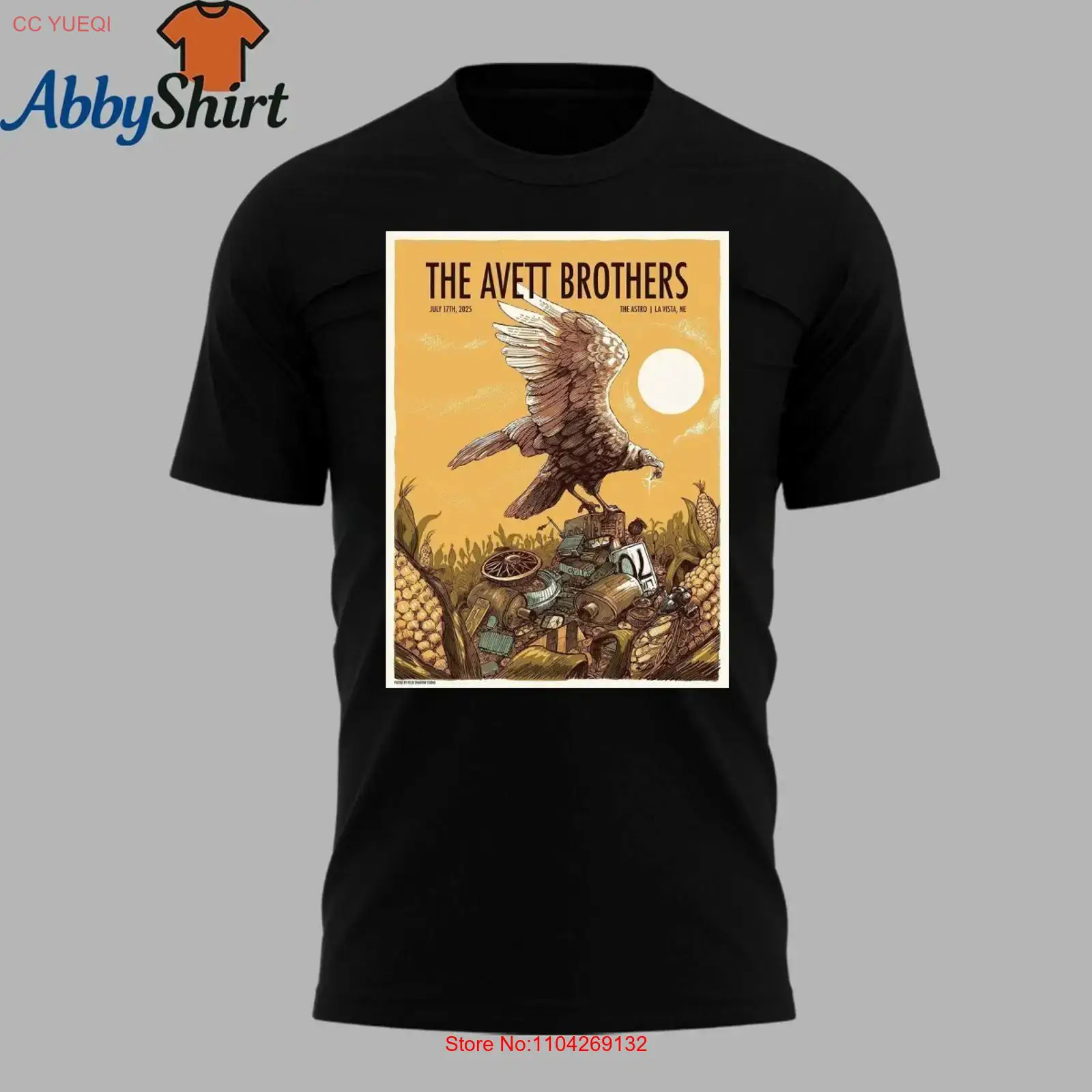 Vintage Fashion La - Maglietta The Avett Brothers July 17