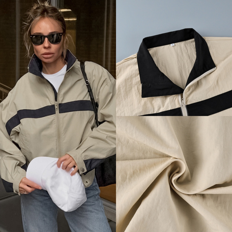 Vintage Windbreaker Nylon - Giacca a vento da donna color