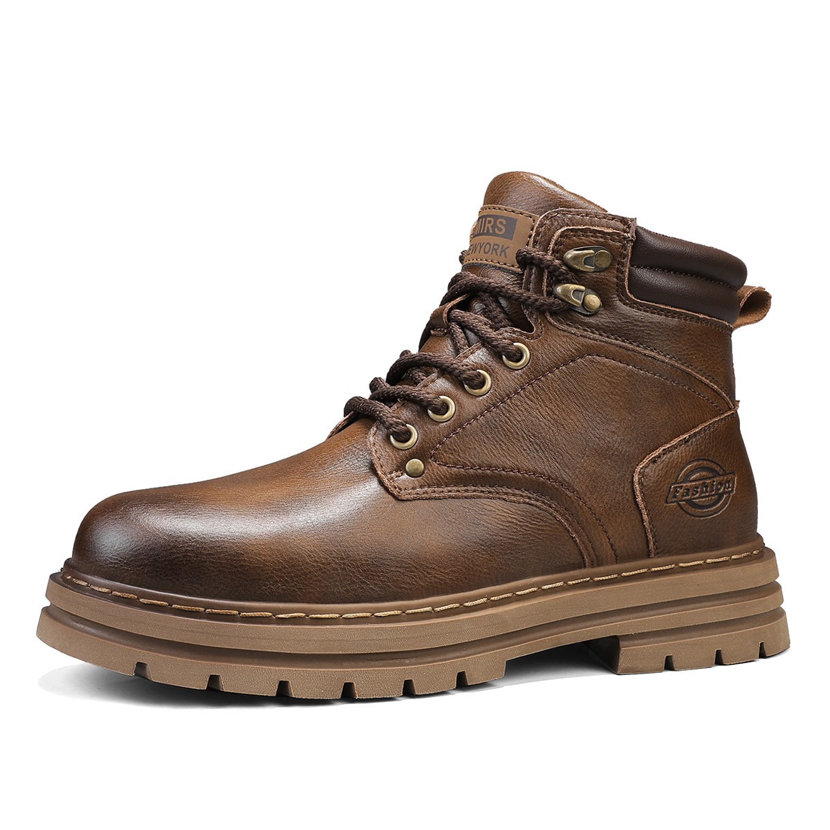 Vintage Outdoor Fashion - Stivali da lavoro vintage da uomo,