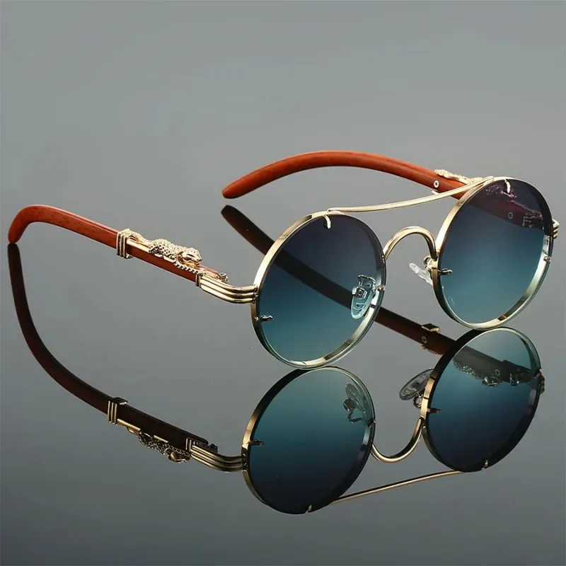 Vintage Fashion Enthusiasts - Occhiali da sole vintage rotondi per