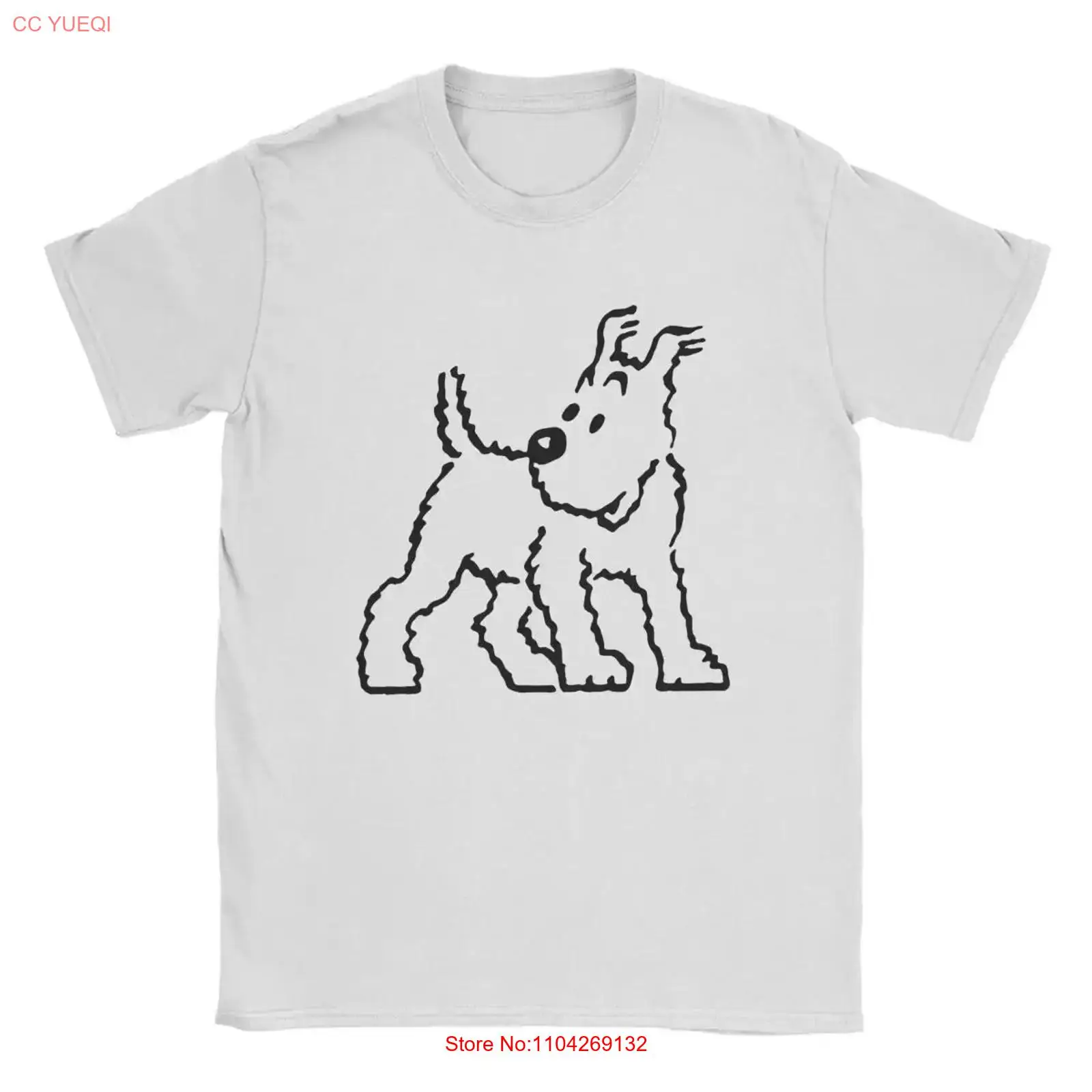 Vintage Fashion Jersey - Maglietta Snowy Dog Captain Haddock da
