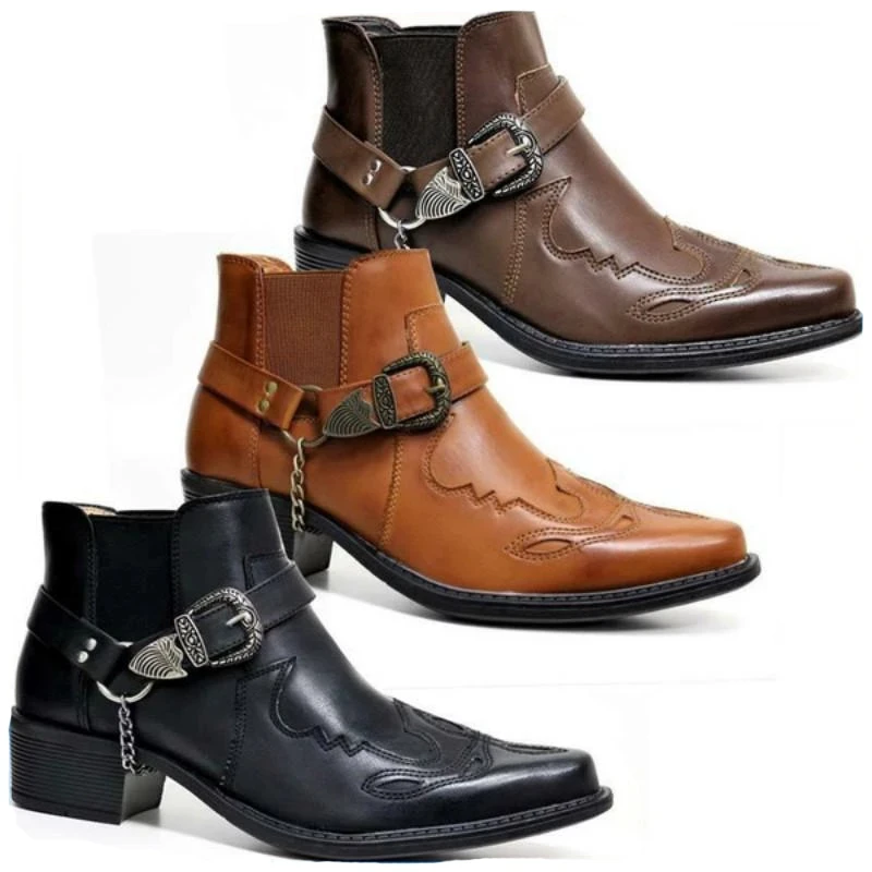 Vintage Fashion Online - Stivali da Cowboy Vintage da Uomo