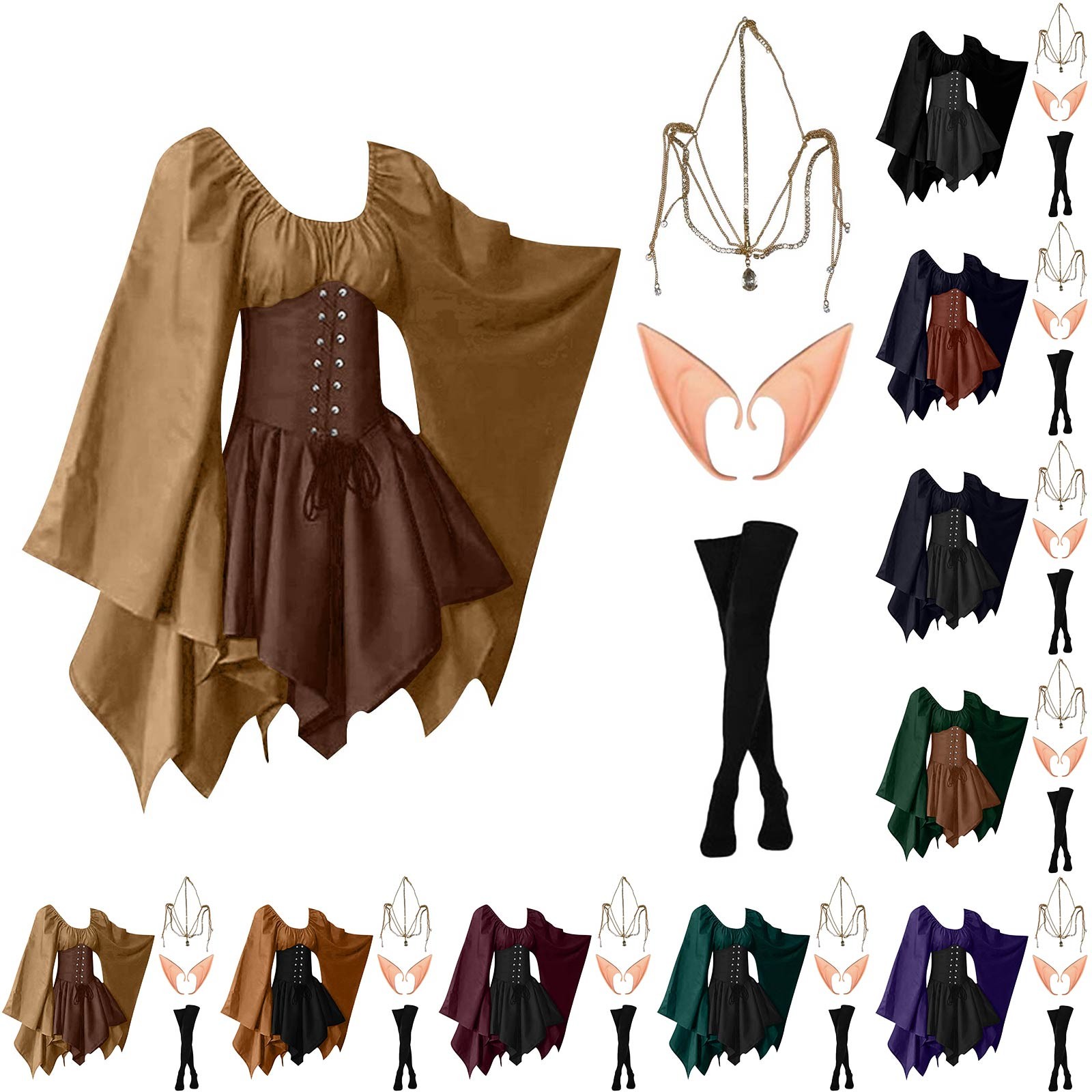 Halloween Cosplay Palazzo Vict - Vintage Fashion Dresses recensione e prezzo