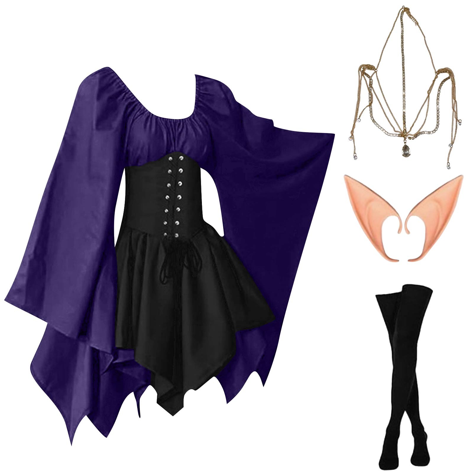 Halloween Cosplay Palazzo Vict - Vintage Fashion Dresses recensione e prezzo