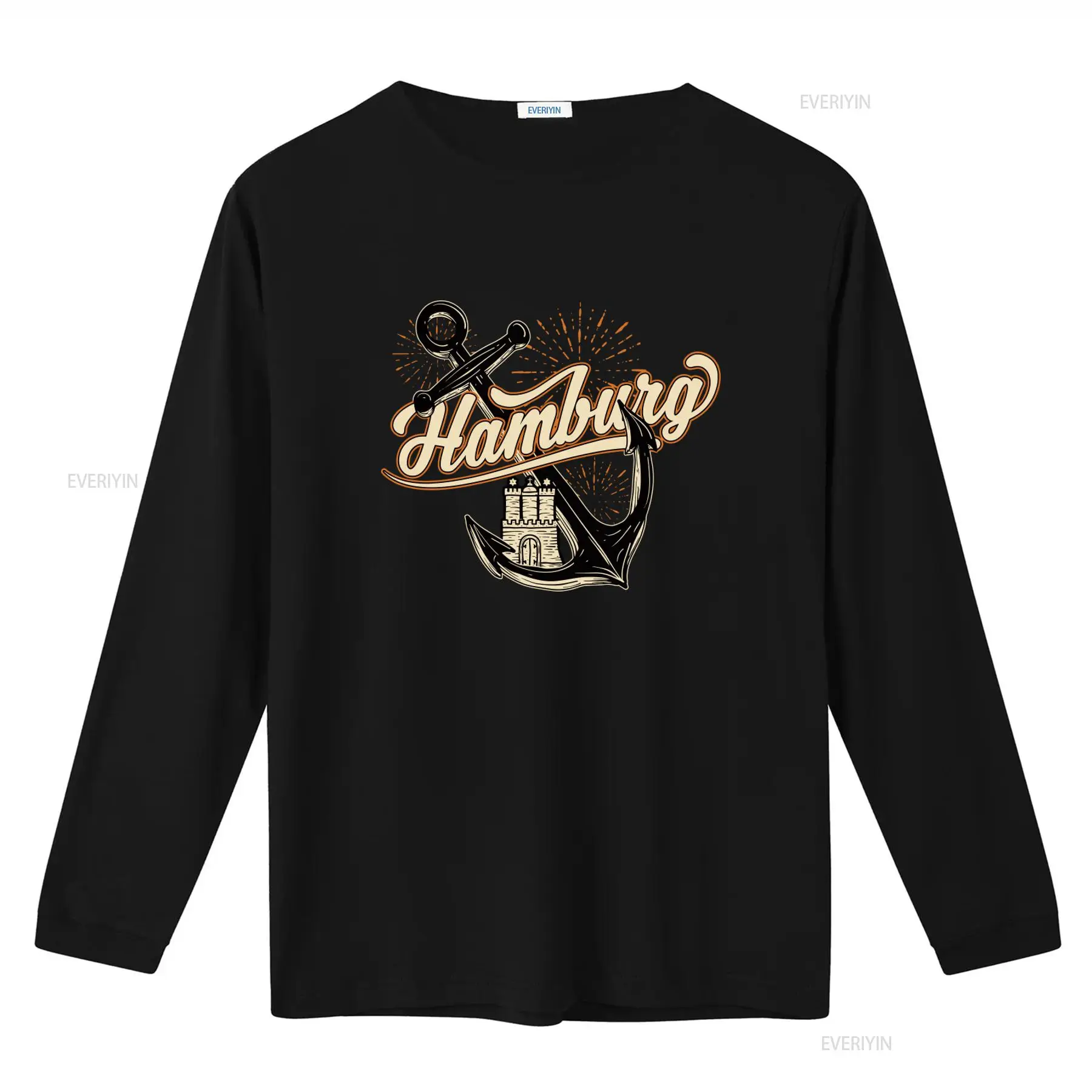 T-shirt da uomo con stampa Ham - Vintage Fashion Hamburg recensione e prezzo