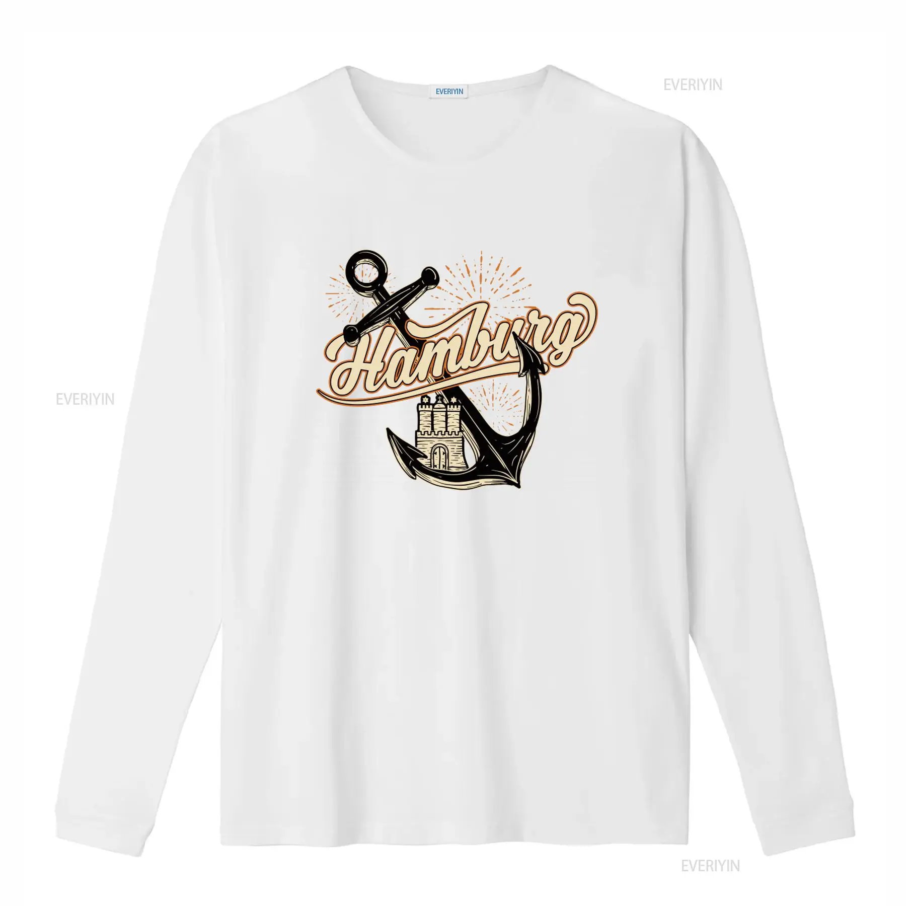 T-shirt da uomo con stampa Ham - Vintage Fashion Hamburg recensione e prezzo