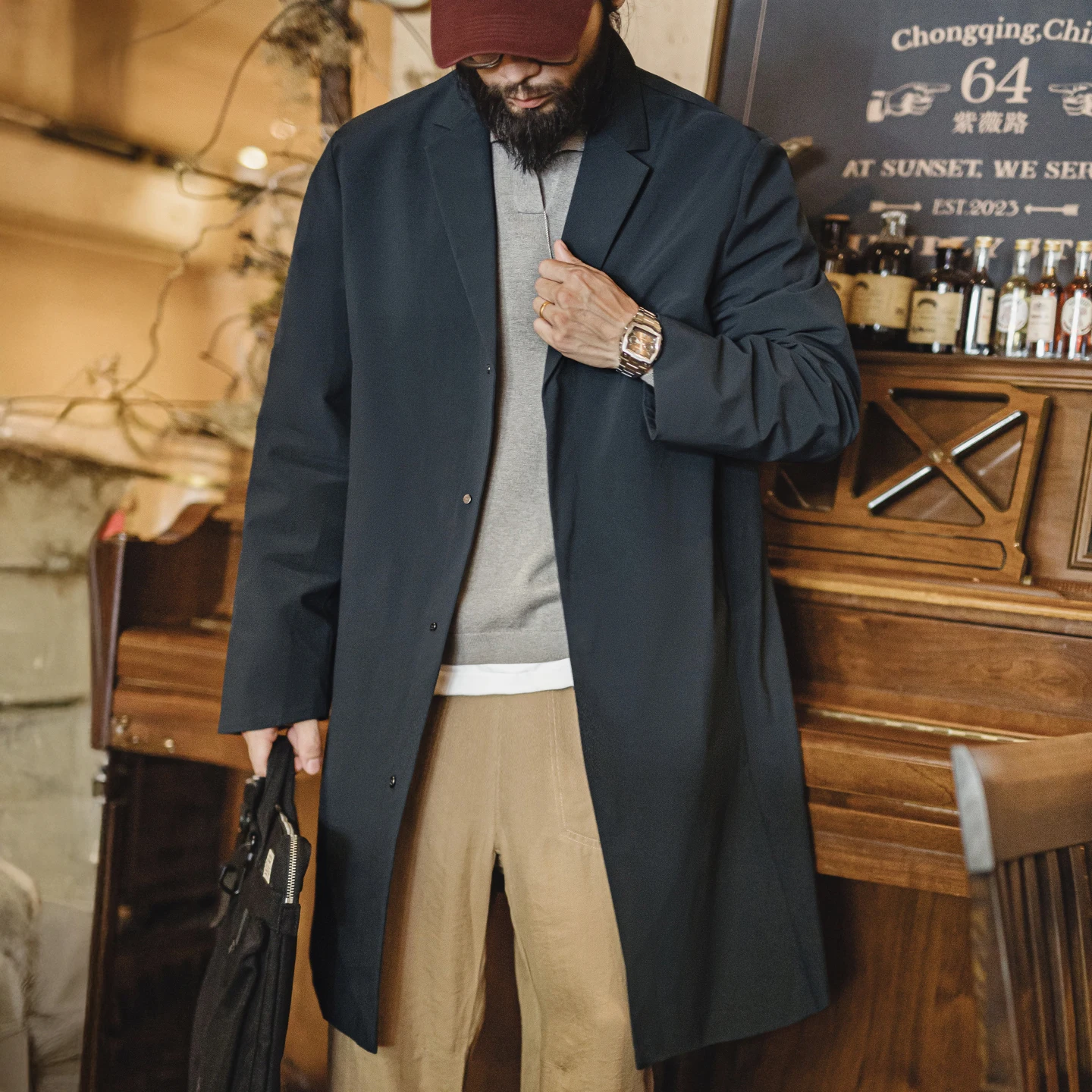 Trench da uomo Maden Cappotto  - Vintage Windbreaker Nylon recensione e prezzo