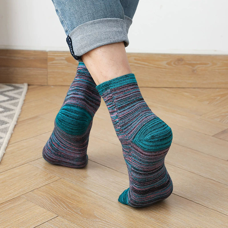 1/5 paia uomo punta colorata c - Vintage Fashion Enthusiasts recensione e prezzo