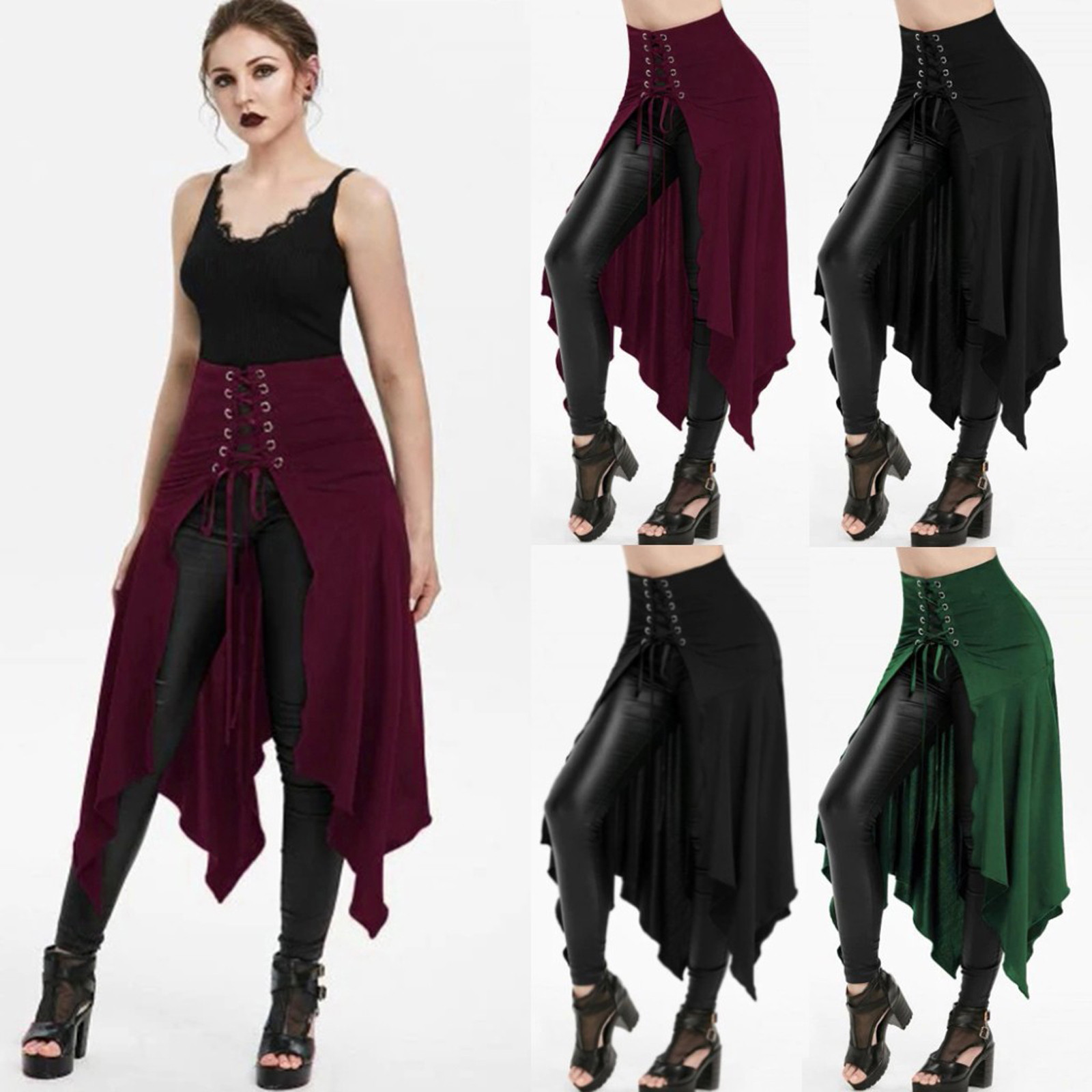 Gonna gotica Gonna a vita alta - Vintage Fashion Dresses recensione e prezzo